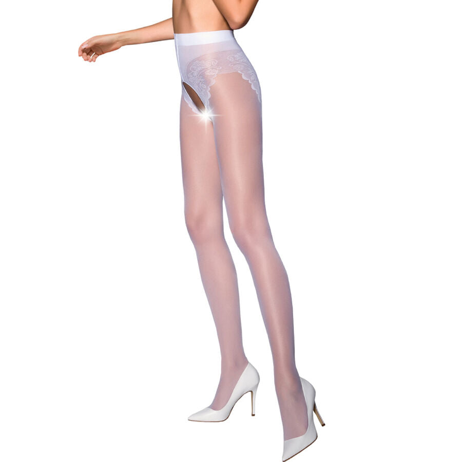 Passion - Tiopen 006 Medias Blanco 3/4 30 Den