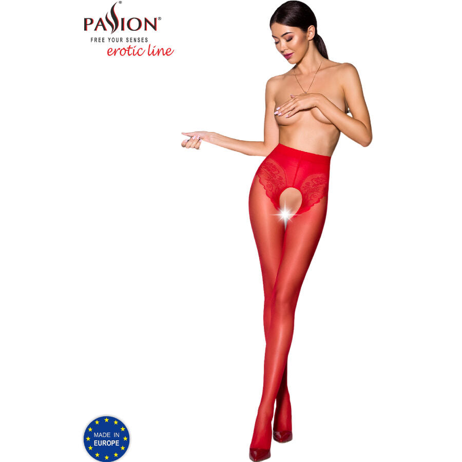 Passion - Tiopen 006 Medias Rojo 1/2 30 Den