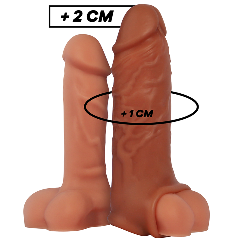 Virilxl - Extension De Pene Liquid Silicone V9 Marrón