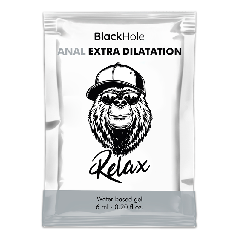 Black Hole - Gel Base Agua Dilatacion Anal 6 Ml Monodosis
