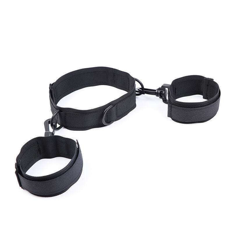Ohmama Fetish - Esposas Y Collar De Nylon
