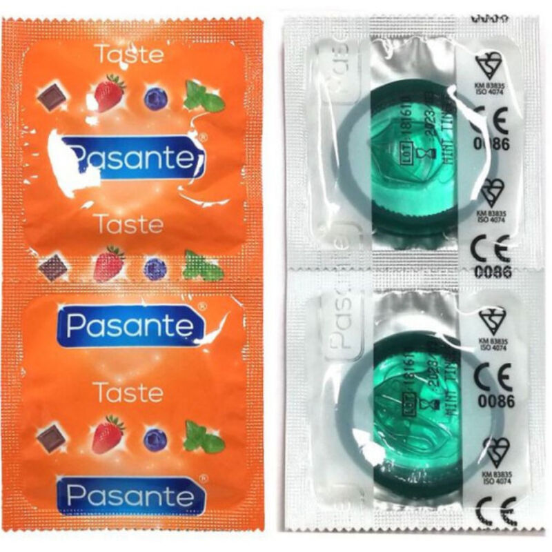 Preservativo Pasante Sabor Menta Bolsa 144 Unidades
