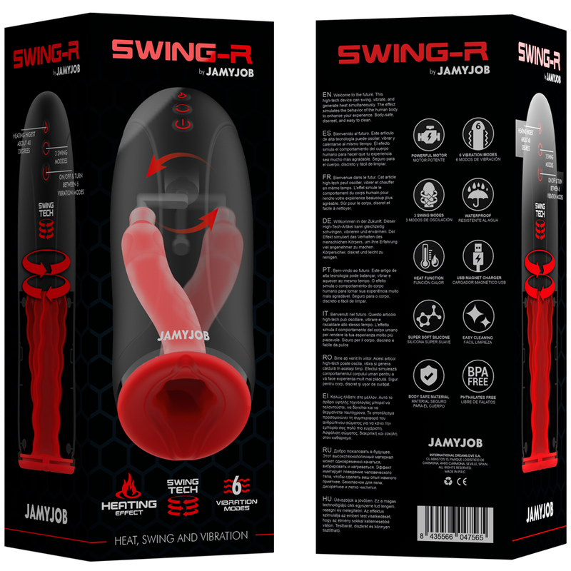 Jamyjob - Swing-r Masturbador De Calor, Oscilación Y Vibración