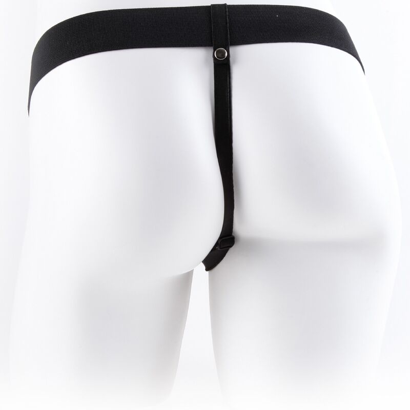 Fetish Fantasy Series Arnés Vibrador De 17,7 Cm Con Hueco Y Testículos Color Natural