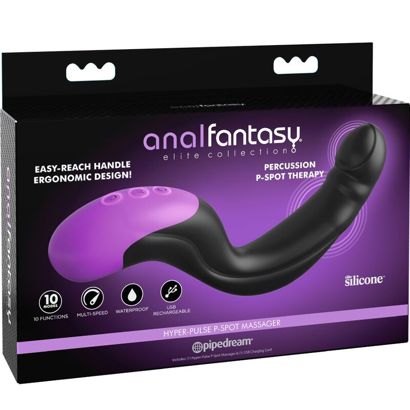 Anal Fantasy Elite Collection - Masajeador Anal Hyper-Pulse Punto P