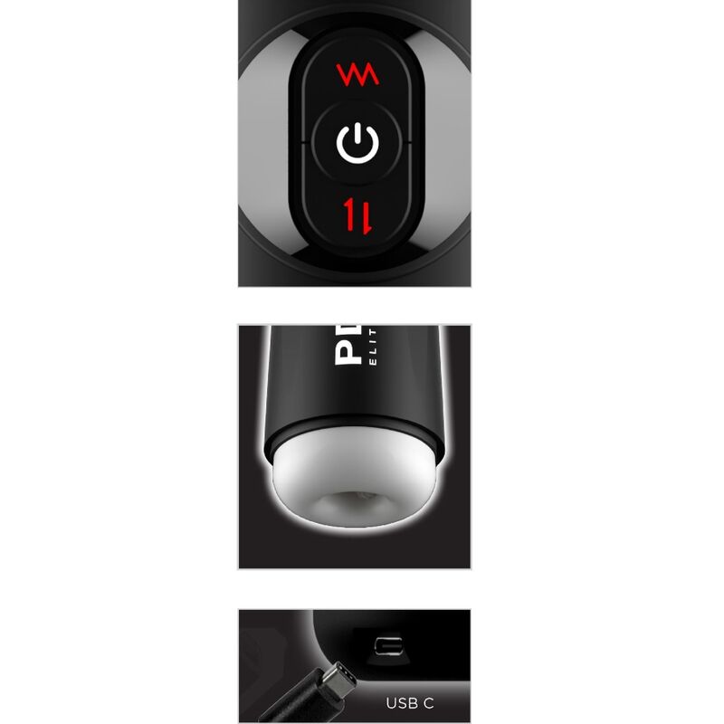 Pdx Elite - Masturbador Stroker Moto-Milker Vibrador