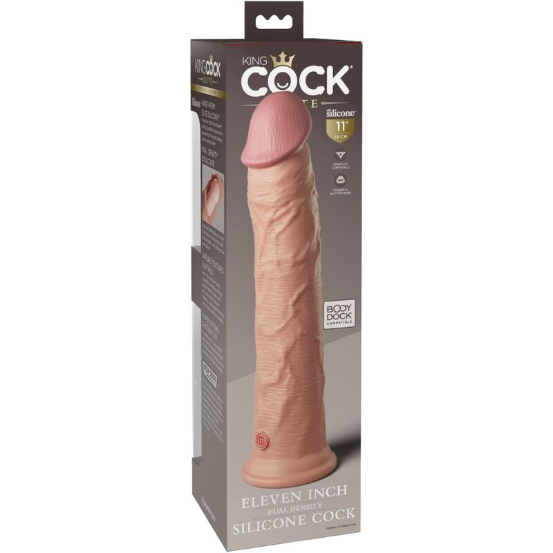Dildo Realistico King Cock Elite Silicona 28 Cm