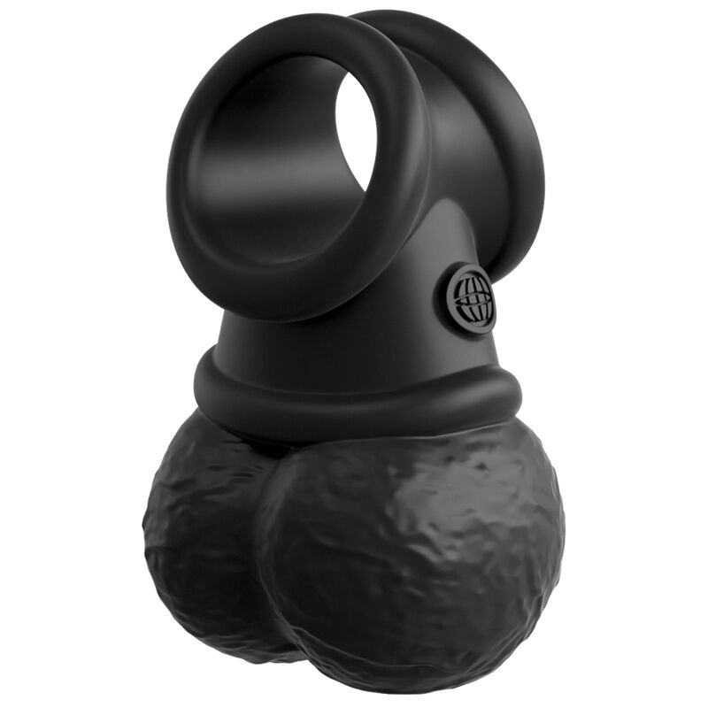 King Cock - Elite Kit Arnes Ajustable Deluxe Anillo Con Testiculos & Dildo 20.3 Cm