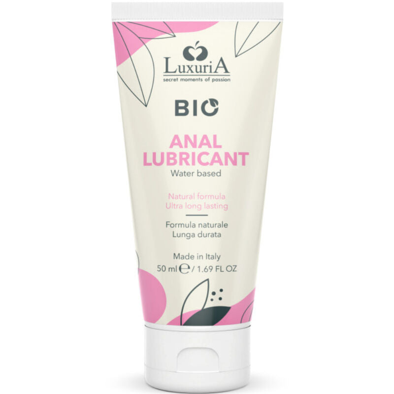 Lubricante Anal Intimateline Luxuria Bio Base Agua 50 Ml
