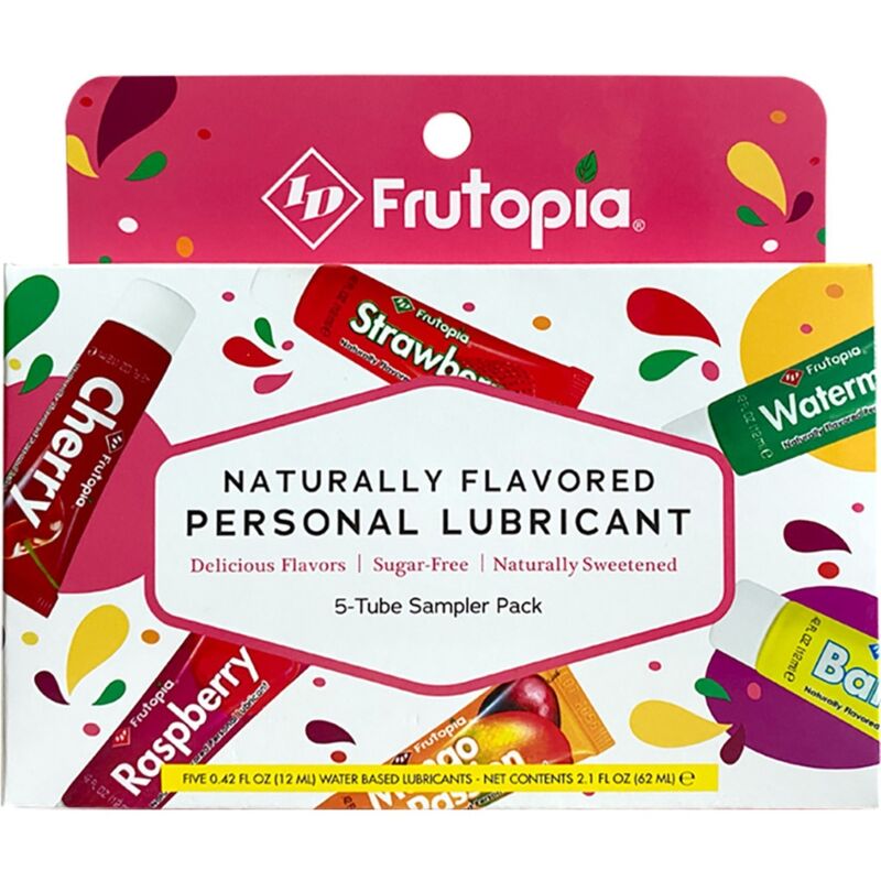 Lubricante Id Frutopia Surtido 5 Pack 12 Ml