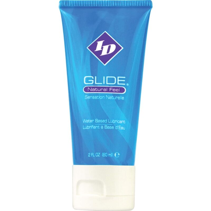 Id Glide - Lubricante Base Agua Ultra Long Lasting Travel Tube 60 Ml