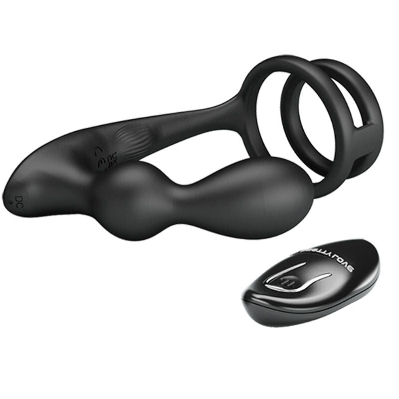 Pretty Love - Marshall Anillo Para Pene + Plug Anal Vibratorio & Control Remoto