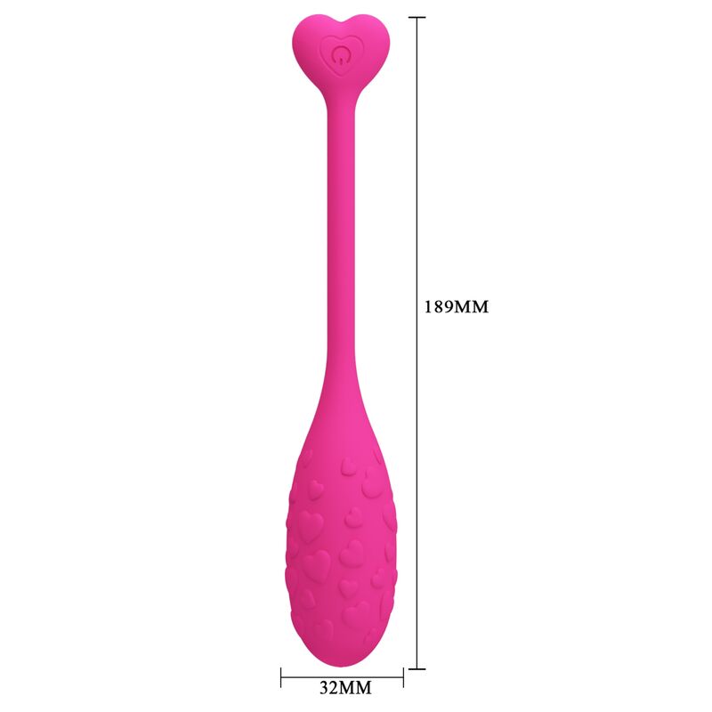 Huevo Vibrador Pretty Love Pescador Rosa Controlado Por App
