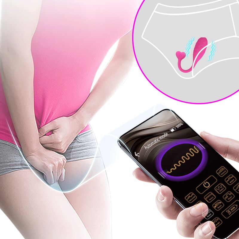 Pretty Love - Huevo Vibrador Pescador Rosa Controlado Por App