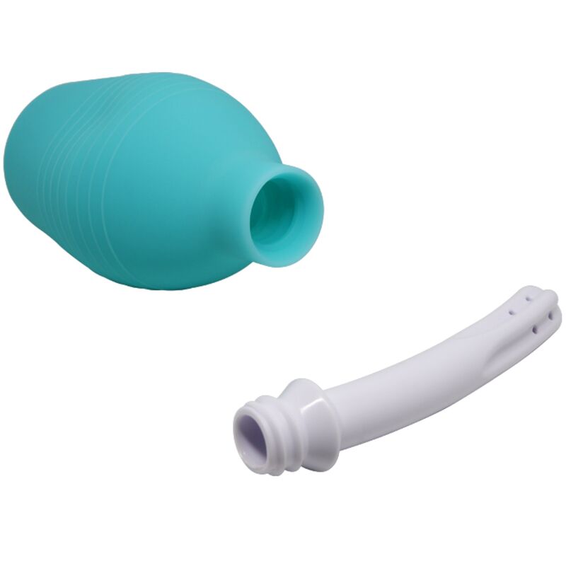 Mr Play - Pera Anal Ducha De Goma Azul
