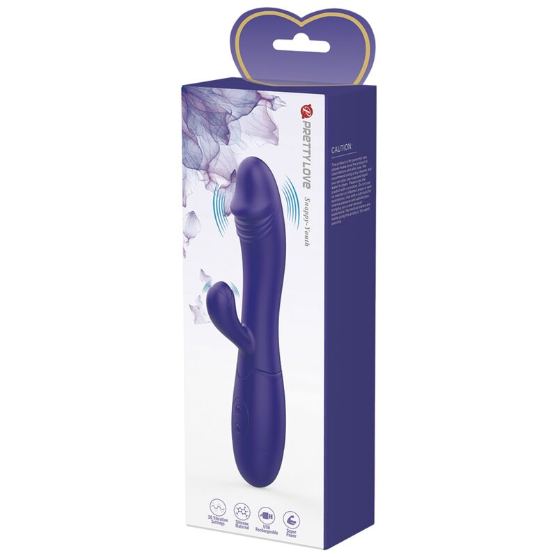 Pretty Love - Snappy Youth Vibrador & Estimulador Puntog Violeta