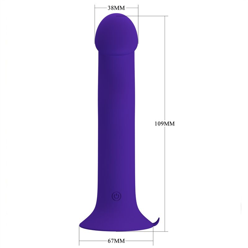 Dildo Vibrador Pretty Love - Murray Youth Recargable Violeta