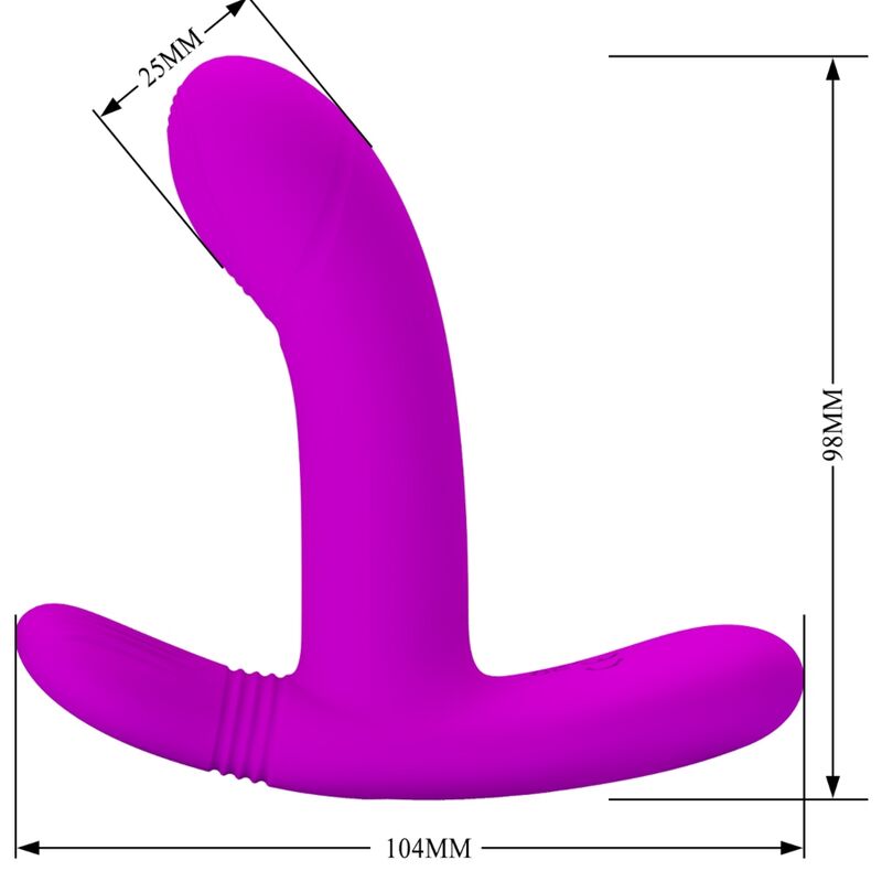 Pretty Love Geri Masajeador Clitoris Control Remoto Rosa