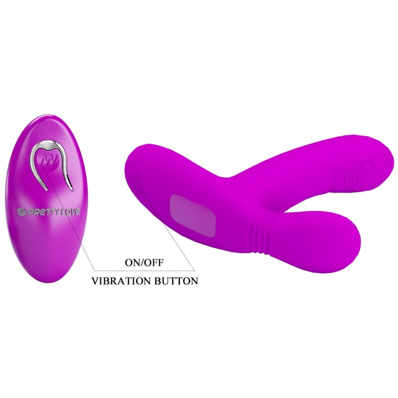Pretty Love Geri Masajeador Clitoris Control Remoto Rosa