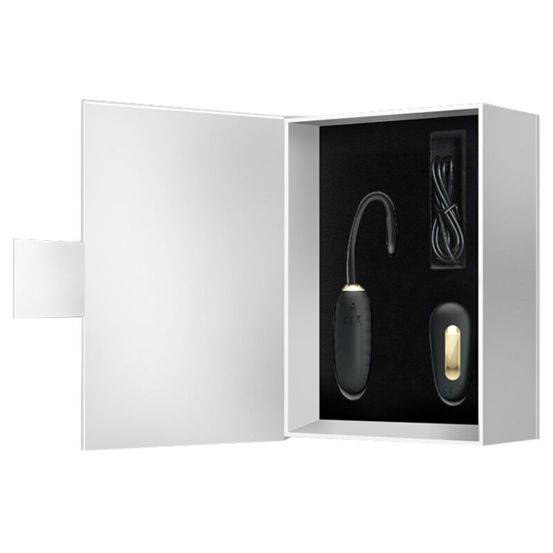 Pretty Love - Doreen Huevo Vibrador De Lujo Recargable Negro Control Remoto