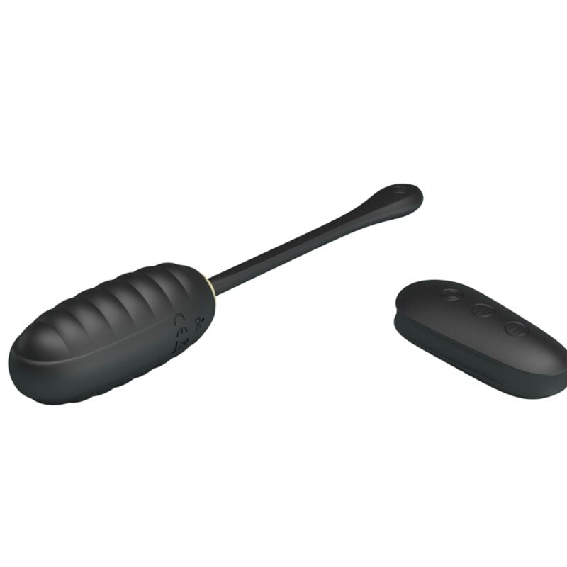 Pretty Love - Doreen Huevo Vibrador De Lujo Recargable Negro Control Remoto