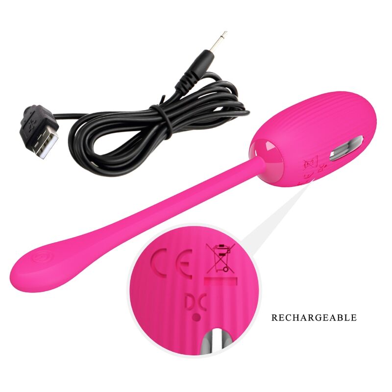 Pretty Love - Doreen Huevo Vibrador Recargable Magenta