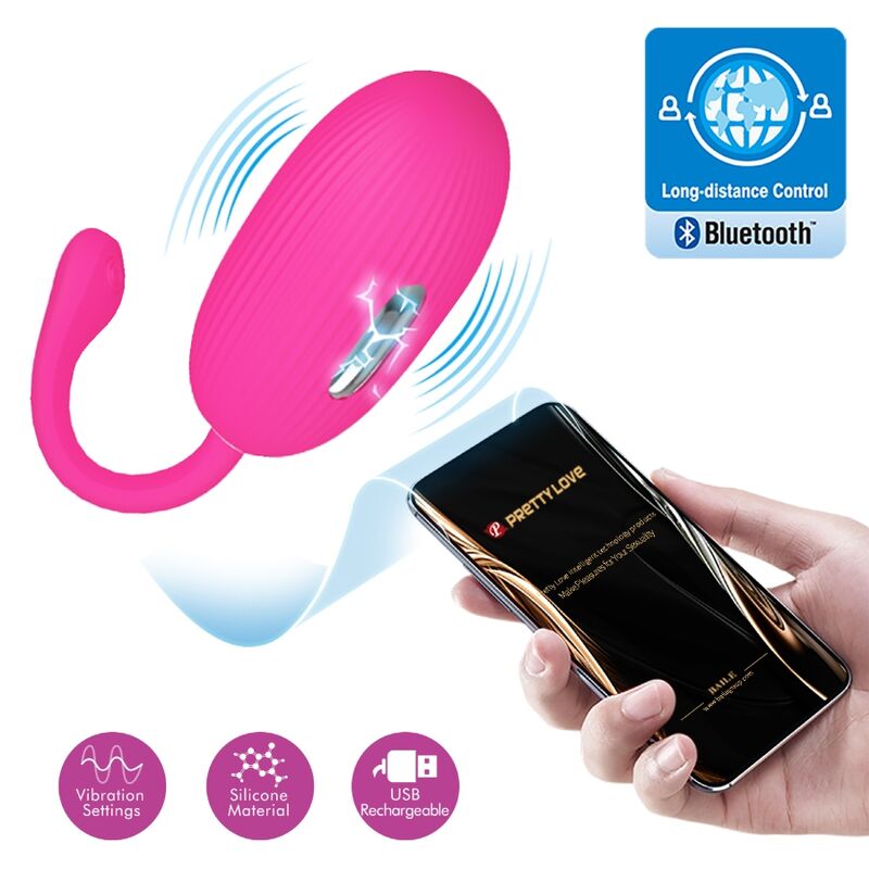 Pretty Love - Doreen Huevo Vibrador Recargable Magenta
