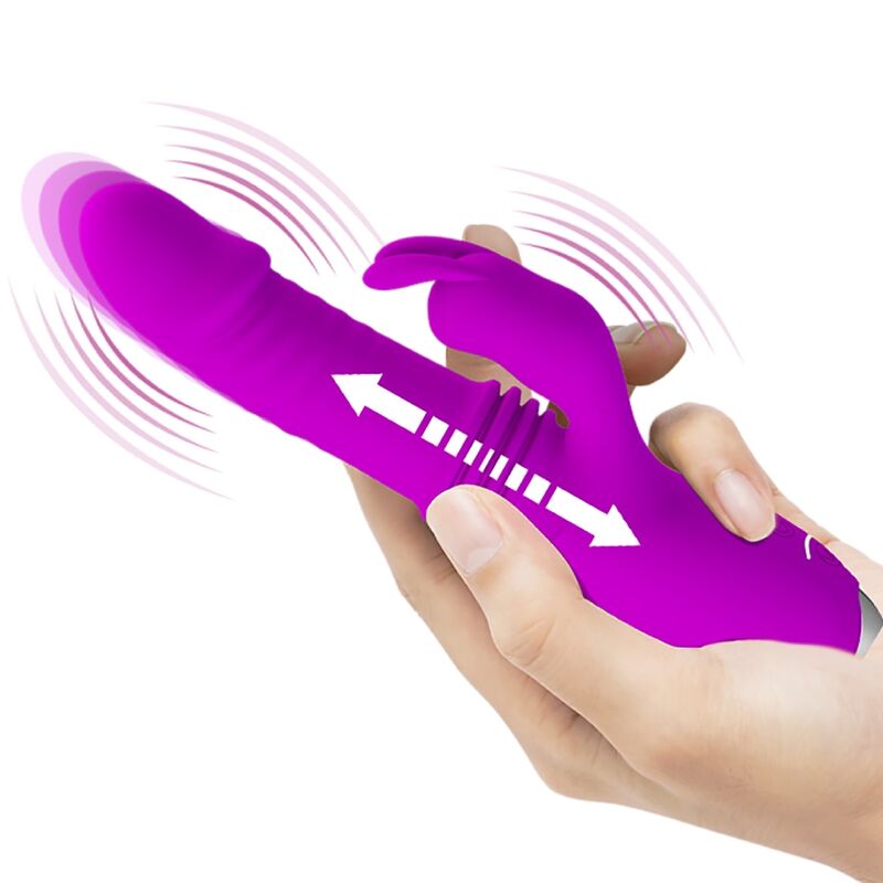 Dorothy Vibrador Con Función Up And Down Usb Púrpura