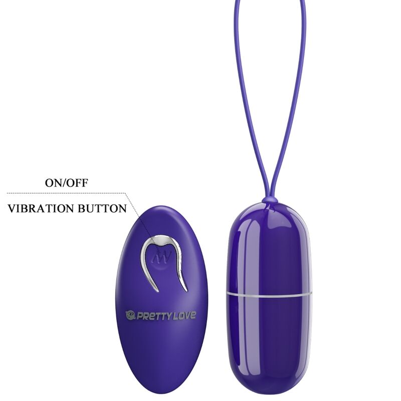 Pretty Love - Arvin Youth Huevo Vibrador Control Remoto Violeta