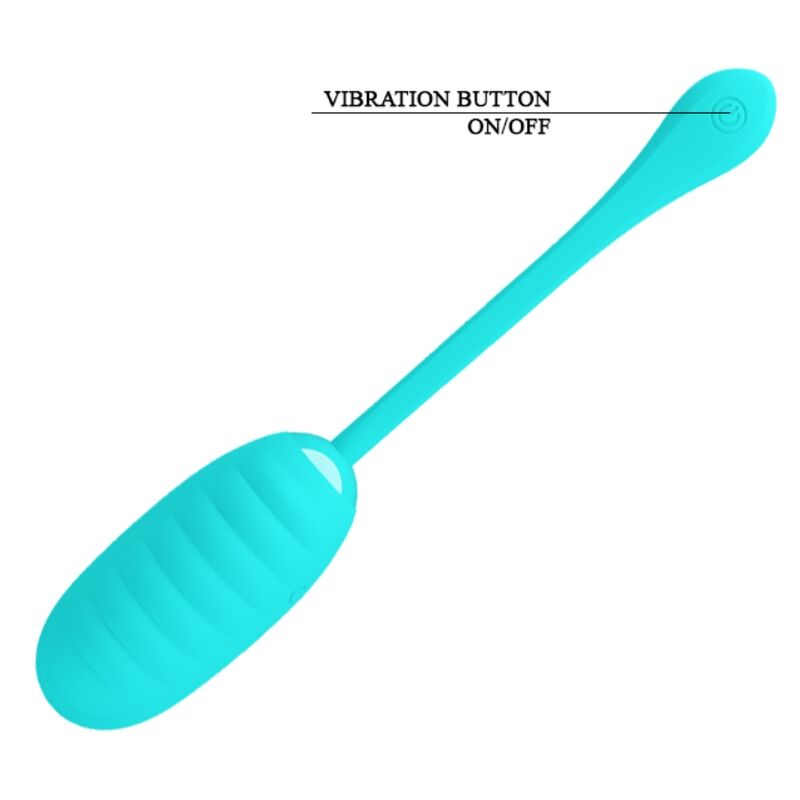 Pretty Love - Kirk Huevo Vibrador Recargable Verde Claro
