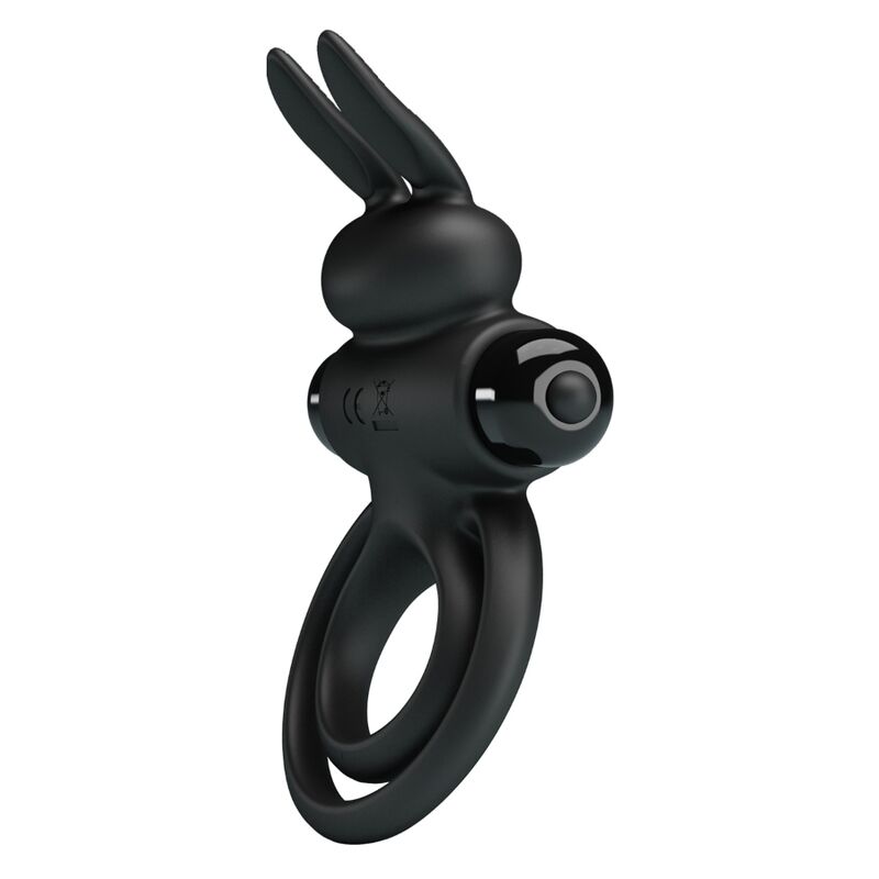 Pretty Love - Anillo Vibrador Iii Conejo Para Pene Negro