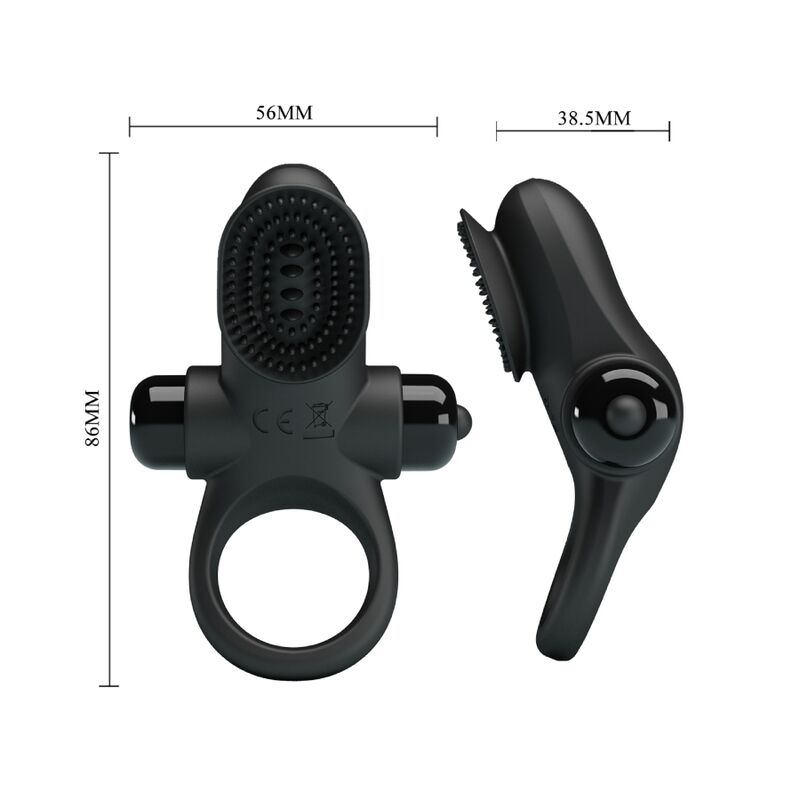Pretty Love - Anillo Vibrador Ii Para Pene Negro