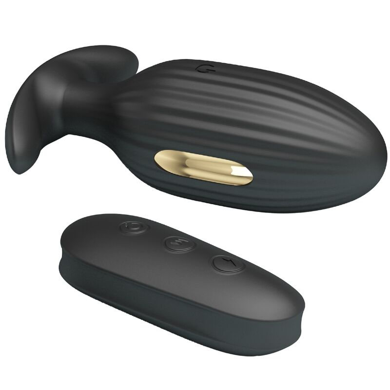 Pretty Love - Kelly Plug Anal Vibrador Recargable Negro
