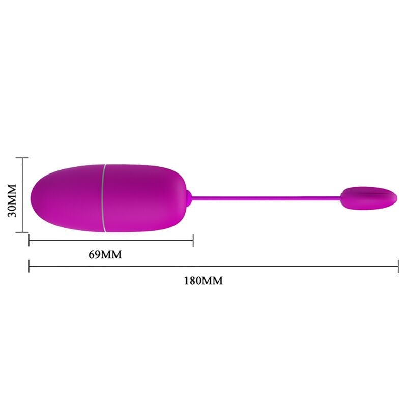 Pretty Love - Nymph Huevo Vibrador Controlado Por App Violeta