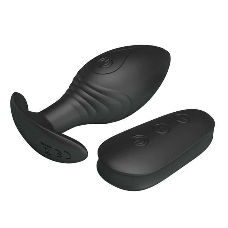 Pretty Love - Regina Plug Anal Vibrador Recargable Negro