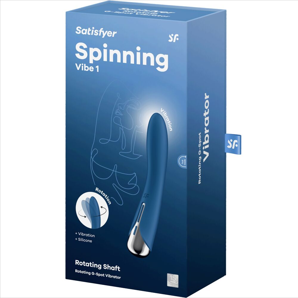 Vibrador Y Rotador Spinning Vibe 1 Azul