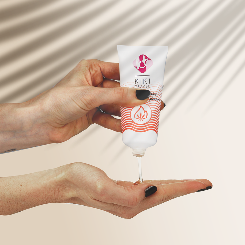 Kikí Travel - Gel Deslizante Sabor A Cannabis Efecto Calor Intenso 50 Ml