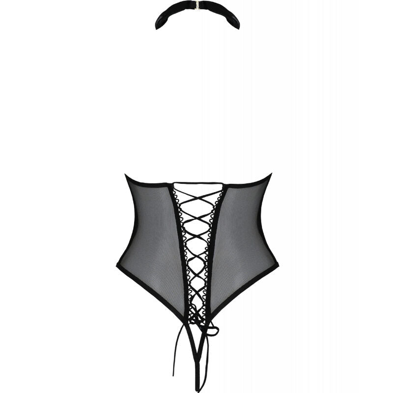 Passion - Trisha Body Abierto Negro L/xl