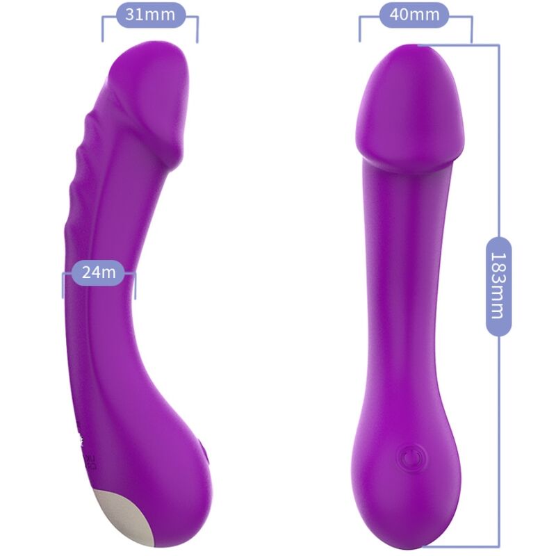 Armony - Dildo Vibrador Punto G Silicona Violeta