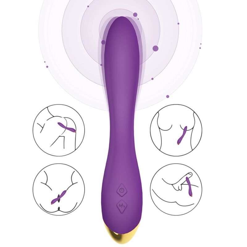 Armony - Flamingo Vibrador Multiposicion Violeta