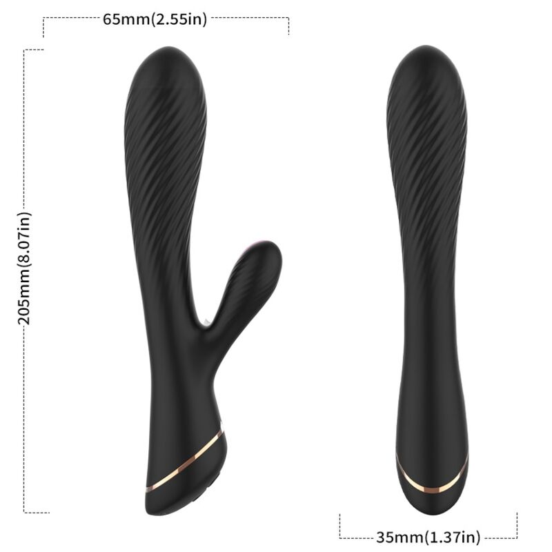 Armony - Vibrador Rabbit Silicona Negro