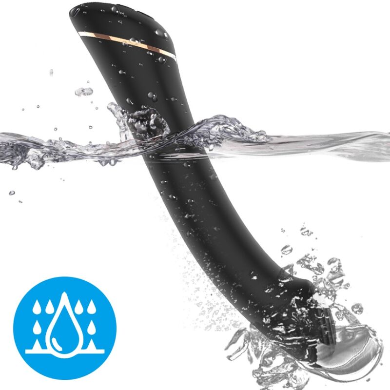 Armony - Vibrador Cabeza Plana Silicona Negro