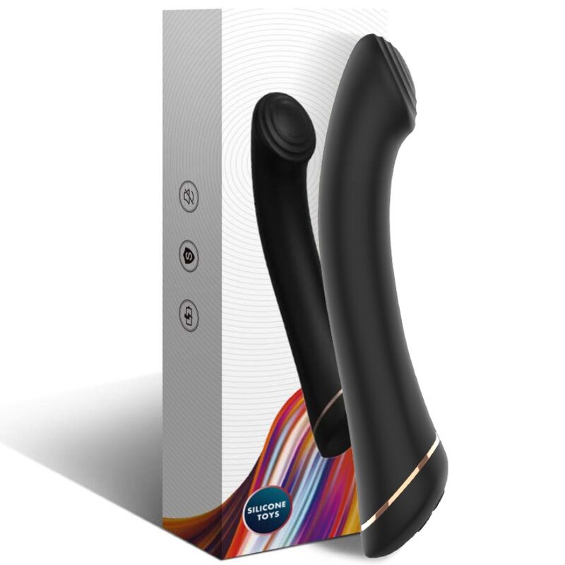Armony - Vibrador Cabeza Plana Silicona Negro