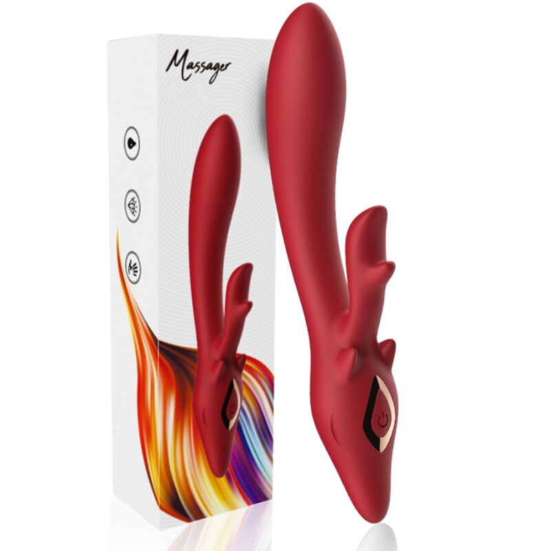 Armony - Elk Vibrador Rabbit Curvo Red