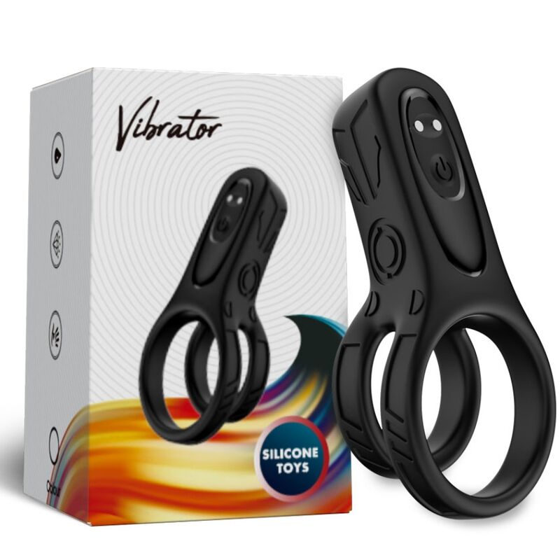 Armony - Doble Anillo Vibrador Negro