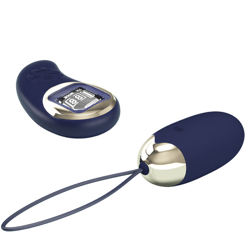Pretty Love - Mina Huevo Vibrador Control Remoto Azul