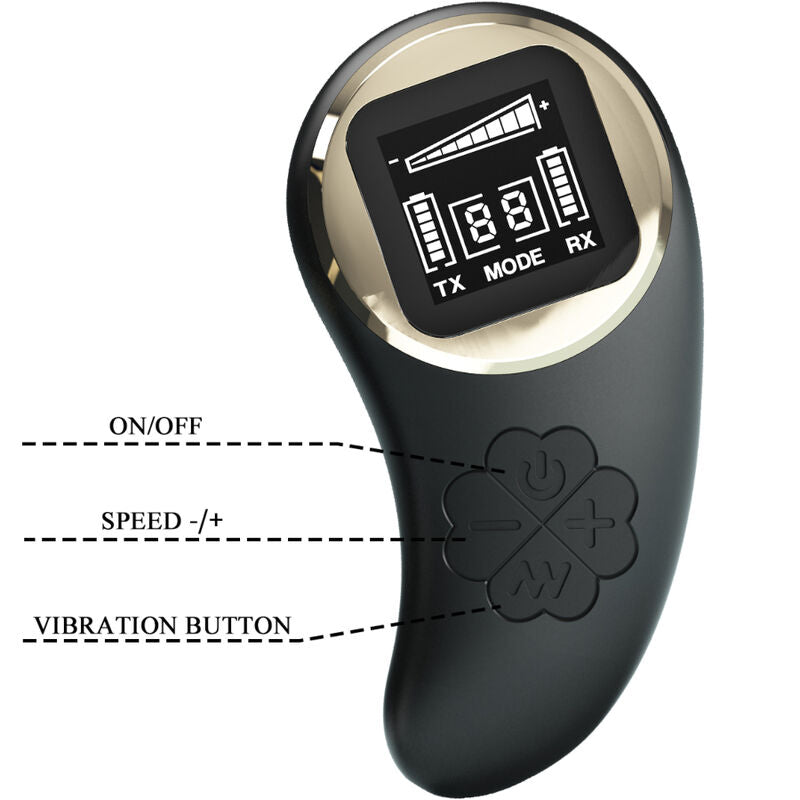 Vibrador Pretty Love Nathan Doble Placer Control Remoto