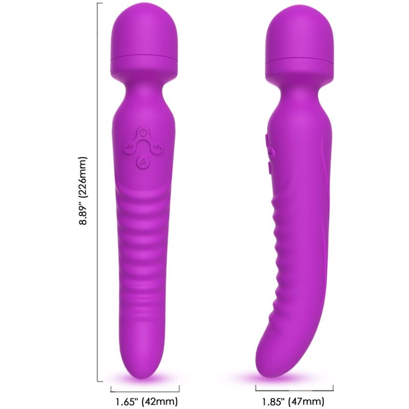 Armony - Mission Masajeador & Vibrador Efecto Calor Violeta