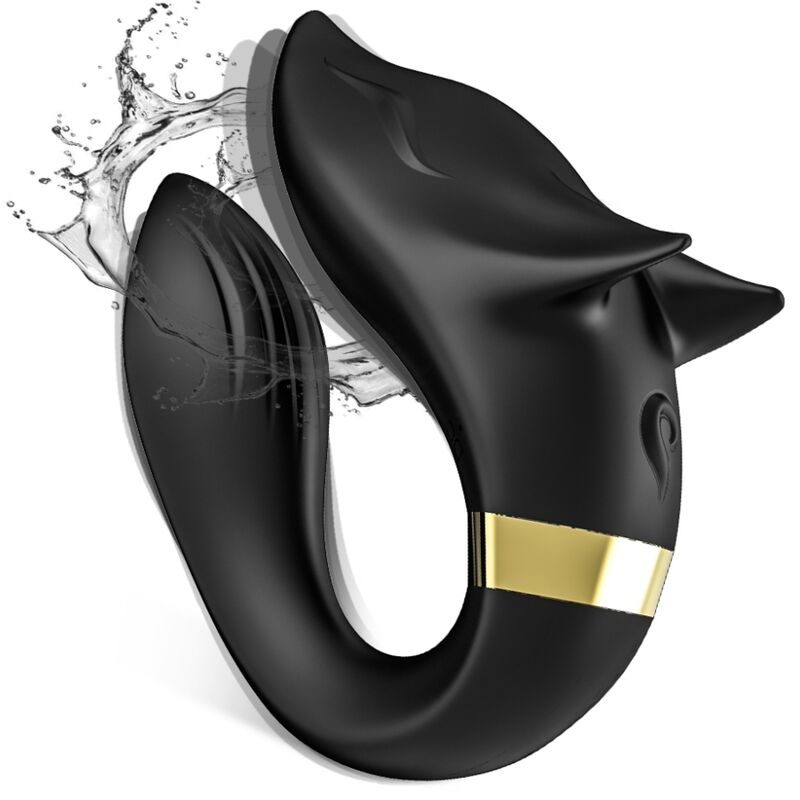 Armony - Fox Vibrador Parejas Control Remoto Negro