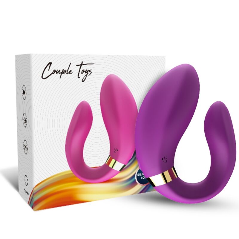 Armony - Crescent Vibrador Pareja Control Remoto Violeta